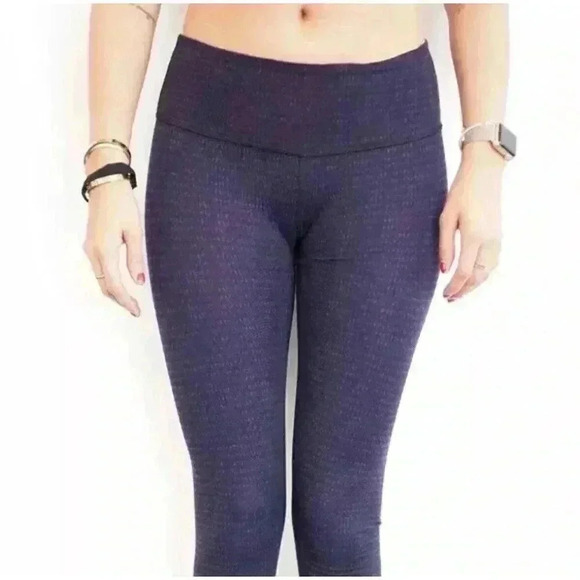 Lululemon Wunder Under Pant Leggings 8 Sweater Knit Black Swan Black Creamsicle - Picture 5 of 12